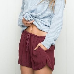 brandy melville “eve shorts”